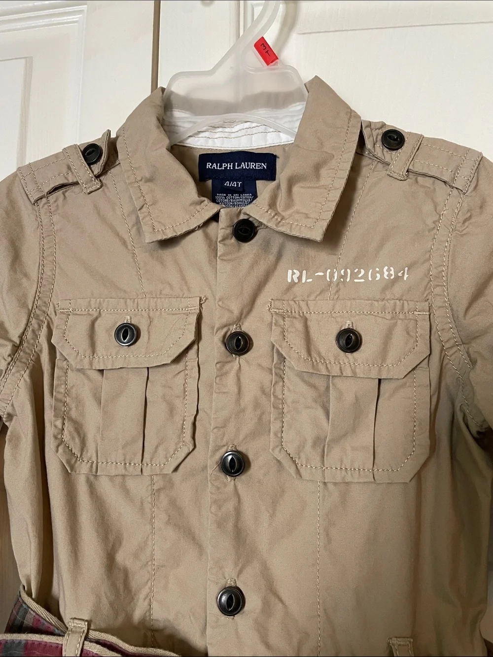 Toddler Girls’ Ralph Lauren Button-Front Belted Trench Dress